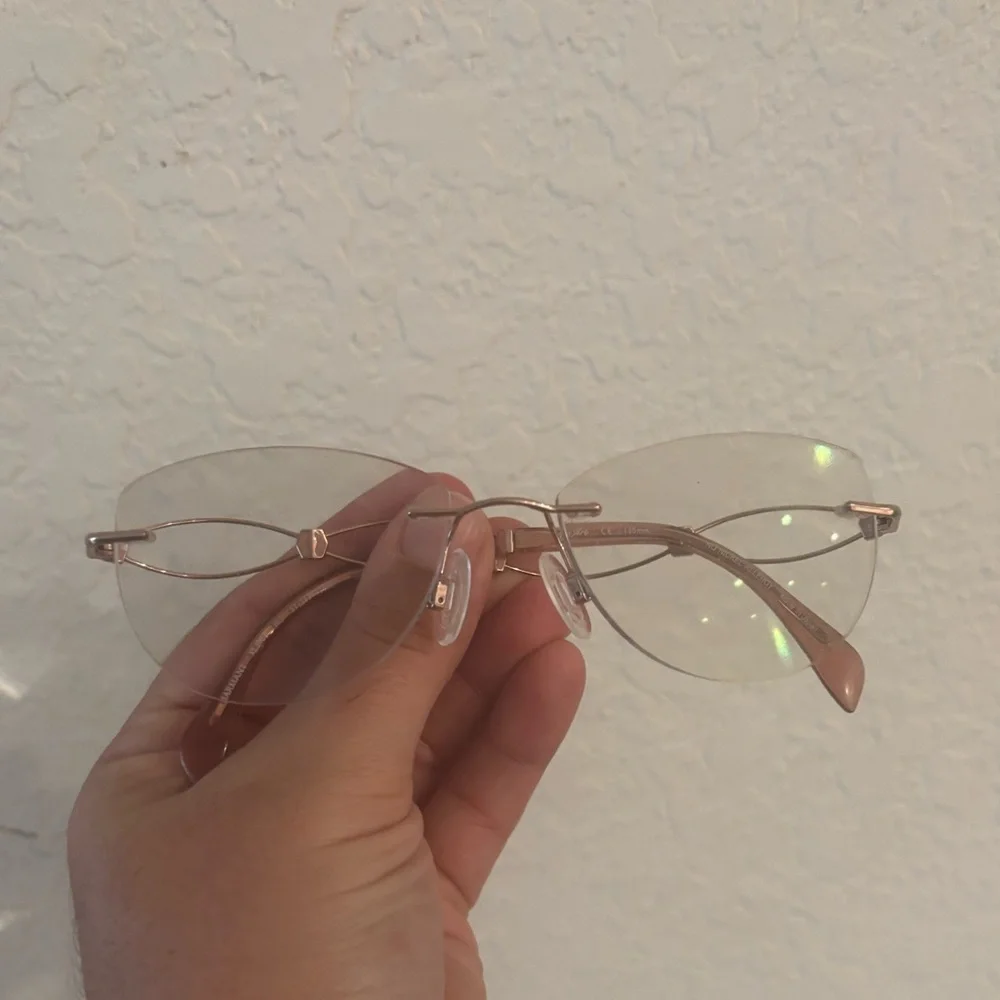 Charmant Line Art XL 2105 Titan Half Rim Eyeglasses Frames 51-17 135 Japan